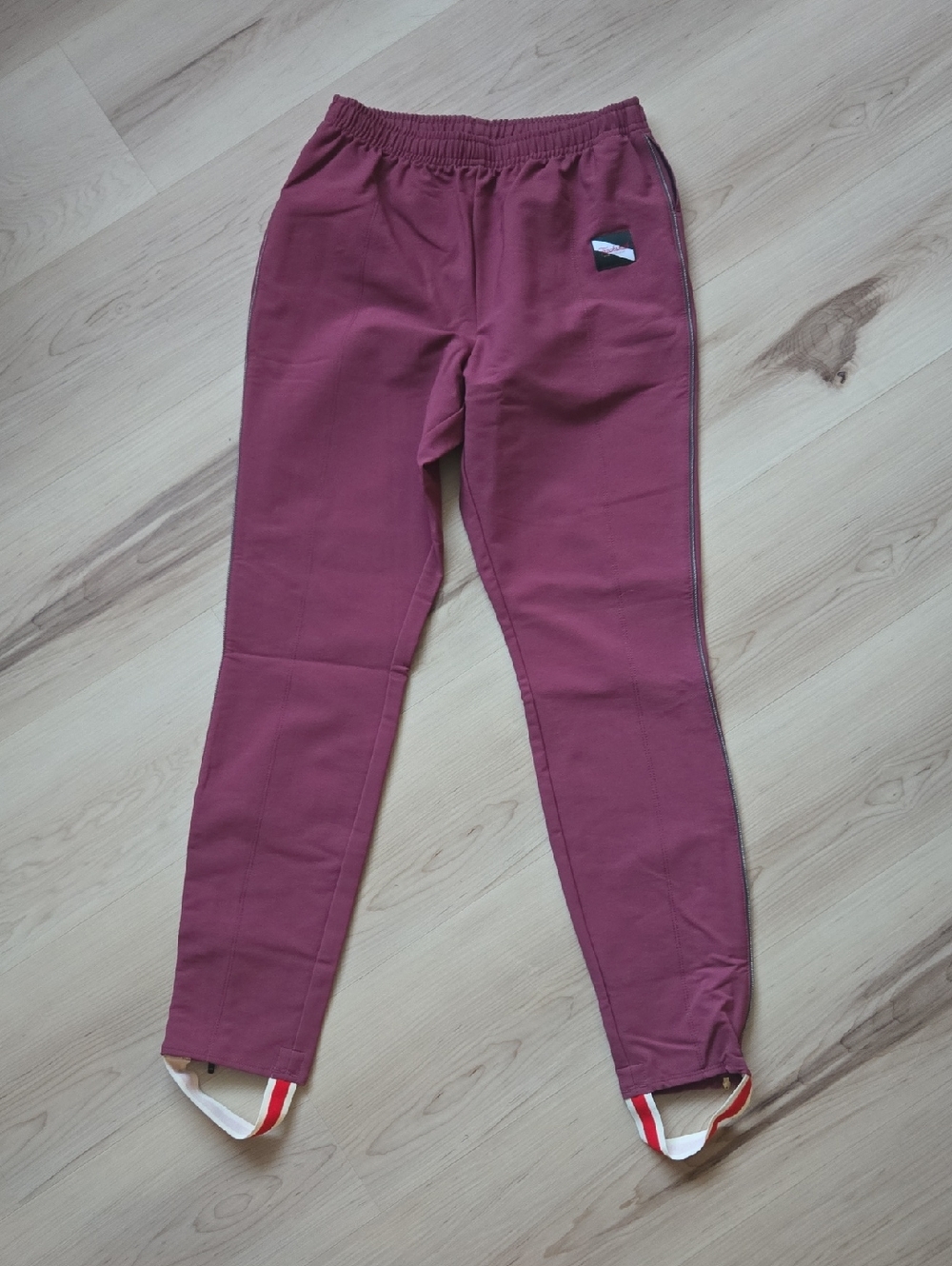 NWT Tracksmith x J Crew Bislett Pants, Maroon, Size XS